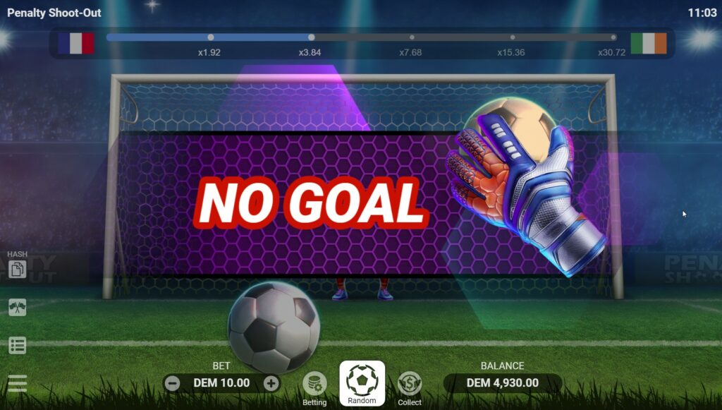 jeu du penalty no goal