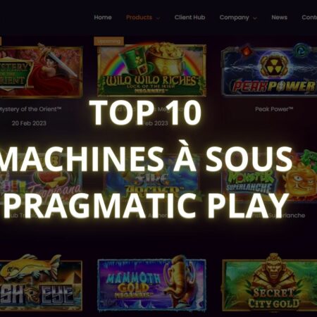 10 Meilleures machines à sous Pragmatic Play